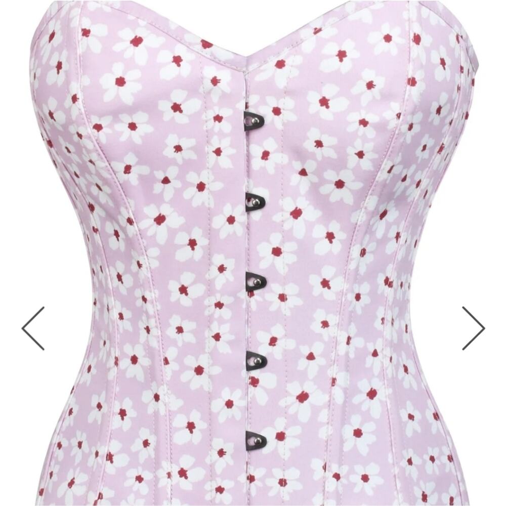 CORSET-STORY LILAC CORSET, PLUS SIZE US18